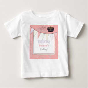 T-shirt Pour Bébé Fêter Royally Princess Anniversaire Fille