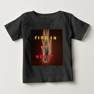 T-shirt Pour Bébé Feu dans mon coeur feux d'artifice lumineux Hakuna