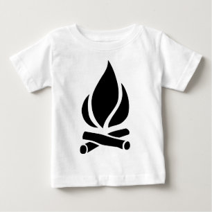 T-shirt Pour Bébé Feu de camp
