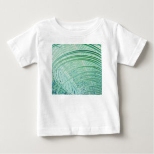 T-shirt Pour Bébé Feuille de palmier de plante verte douce
