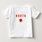 T-shirt Pour Bébé Feuille d'érable (Dos)