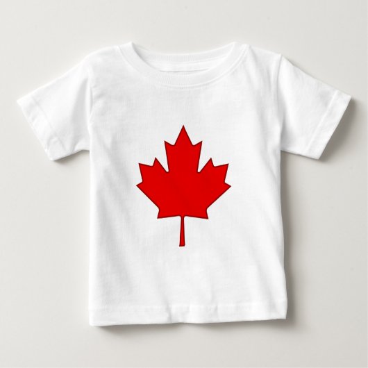 T-shirt Pour Bébé Feuille d'érable du Canada pour bébé (Devant)