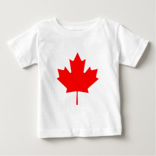T-shirt Pour Bébé Feuille d'érable RedTransp les cadeaux de Zazzle