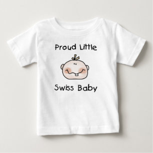 T-shirt Pour Bébé Fier bébé suisse