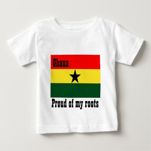 T-shirt Pour Bébé fier de mes racines (Devant)