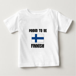 T-shirt Pour Bébé Fier D'Être FINLANDAIS