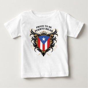 T-shirt Pour Bébé Fier d'être portoricain