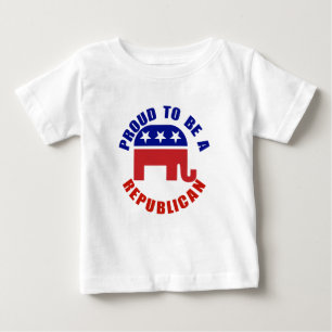 T-shirt Pour Bébé Fier d'être un original républicain