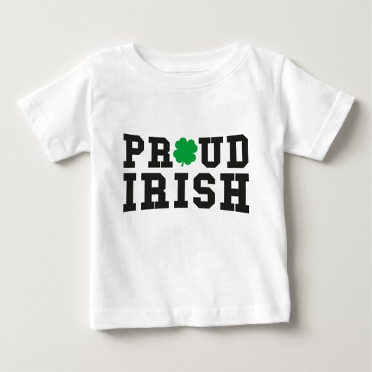 T-shirt Pour Bébé Fier irlandais (Devant)