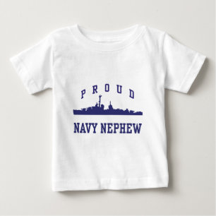 T-shirt Pour Bébé Fier Nephew de la Marine