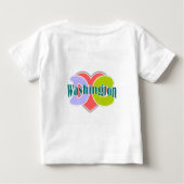 T-shirt Pour Bébé fierté de Washington DC (Dos)