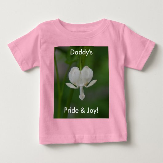 T-shirt Pour Bébé Fierté et joie de papa (Devant)