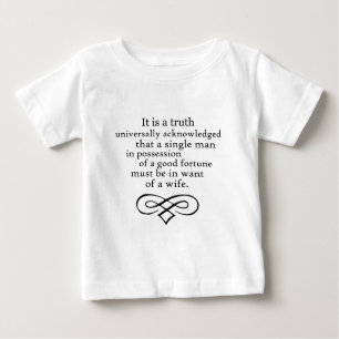 T-shirt Pour Bébé Fierté et préjudice
