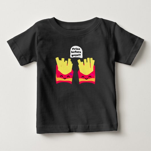 T-shirt Pour Bébé Fies Devant Les Garçons ! (Devant)