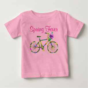 T-shirt Pour Bébé Fièvre de printemps rétro-florale