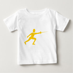 T-shirt Pour Bébé Figure d'escrime - Ambre