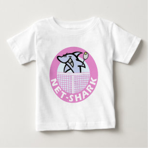 T-shirt Pour Bébé filet-requin-rose