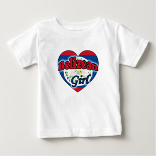 T-shirt Pour Bébé Fille bélizienne