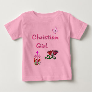 T-shirt Pour Bébé Fille chrétienne