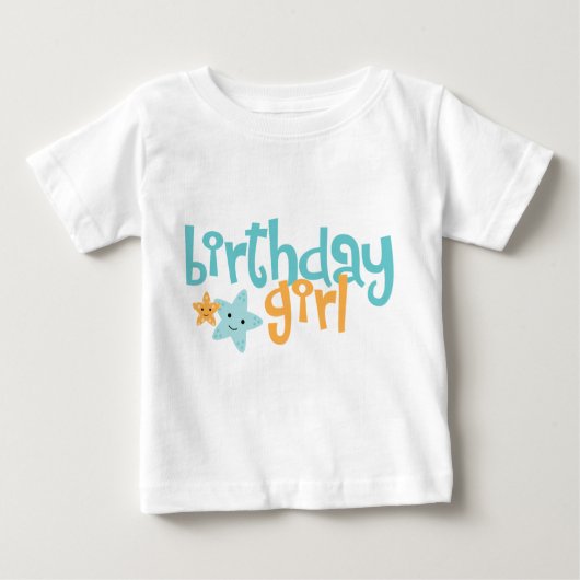 T-shirt Pour Bébé Fille d'anniversaire - Aiguille mignonne (Devant)