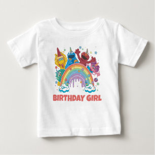 T-shirt Pour Bébé Fille d'anniversaire de Sesame Street