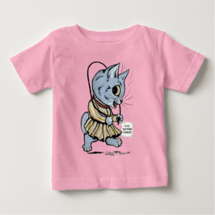 T-shirt Pour Bébé Fille de chat, Louis Wain