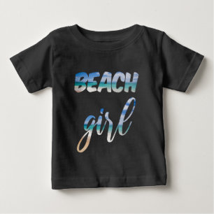 T-shirt Pour Bébé Fille de la Plage