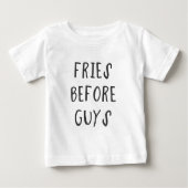 T-shirt Pour Bébé Fille devant les mecs (Devant)