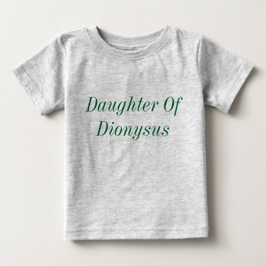 T-shirt Pour Bébé Fille du bébé Dionysus (Devant)