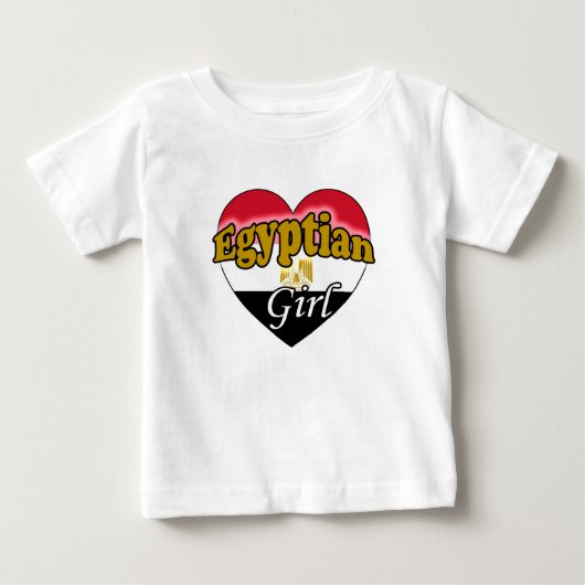 T-shirt Pour Bébé Fille égyptienne (Devant)