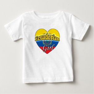 T-shirt Pour Bébé Fille équatorienne