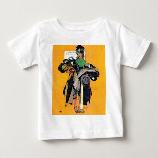 T-shirt Pour Bébé Fille Hatcheck (Devant)