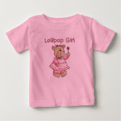 T-shirt Pour Bébé Fille Lollipop (Devant)