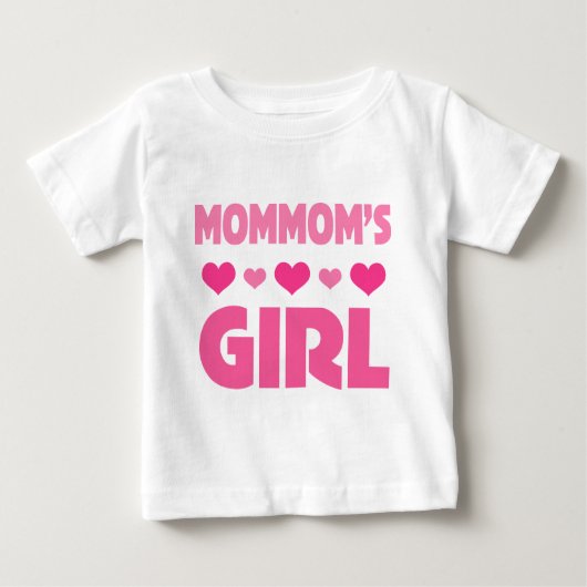 T-shirt Pour Bébé Fille Mommoms (Devant)