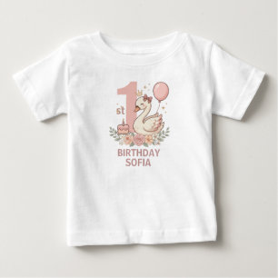 T-Shirt pour bébé fille pour le premier anniversai