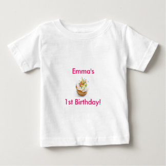T-shirt Pour Bébé Fille premier anniversaire