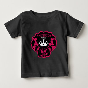 T-shirt Pour Bébé Fille Sirène Princesse