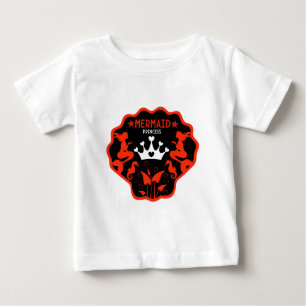 T-shirt Pour Bébé Fille Sirène Princesse
