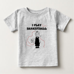 T-shirt Pour Bébé Filles Basketball