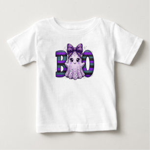 T-shirt Pour Bébé Filles d'Halloween Fantôme