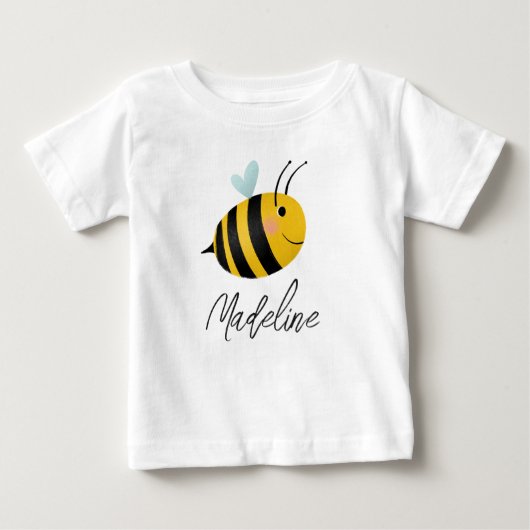 T-shirt Pour Bébé Filles Mignonnes Premier Été Premier Jour de l'Abe (Devant)