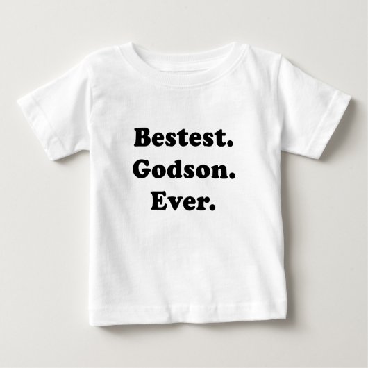 T-shirt Pour Bébé Filleul de Bestest jamais (Devant)