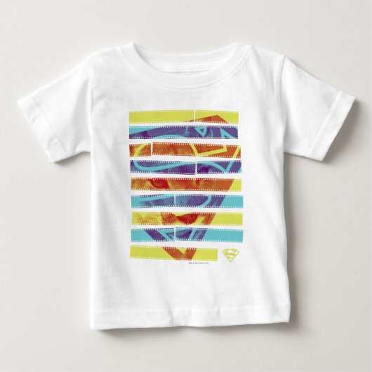 T-shirt Pour Bébé Filmstrip Supergirl (Devant)