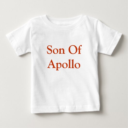 T-shirt Pour Bébé Fils de dessus de bébé d'Apollo (Devant)
