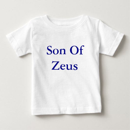 T-shirt Pour Bébé Fils de dessus de bébé de Zeus (Devant)