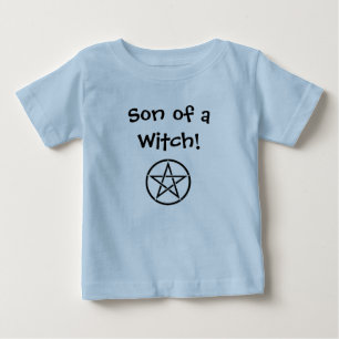 T-shirt Pour Bébé Fils d'une sorcière ! Chemise effrontée d'enfant