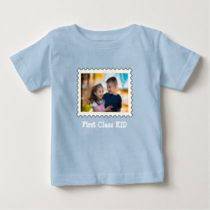 T-shirt Pour Bébé FIRST CLAST KID Best Kid photo horizontale personn