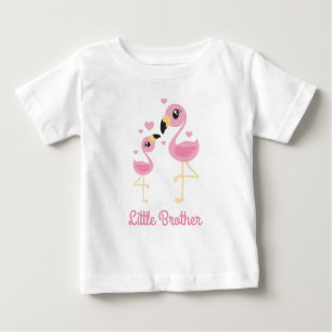 T-shirt Pour Bébé Flamant rose Little Brother