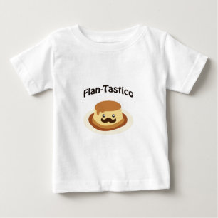 T-shirt Pour Bébé Flan-Tastico ! Joli Flan