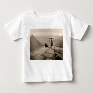 T-shirt Pour Bébé Flapper Girls Sunrise Khufu Pyramid, Égypte 1920
